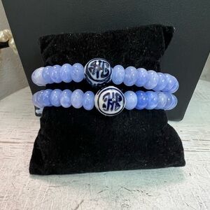 The Tiny Tassel Bracelets Set of 2 D13